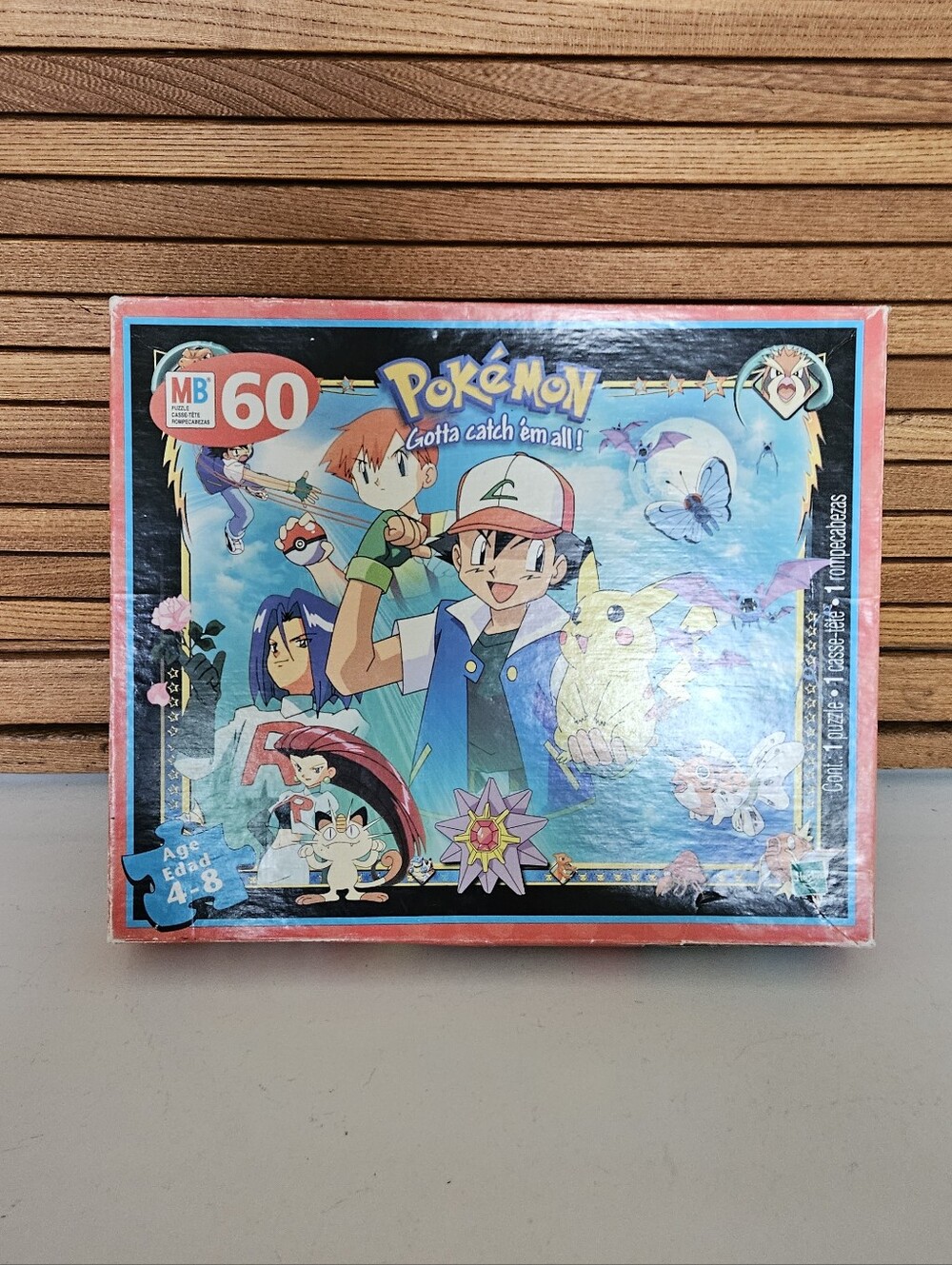 Vintage Pokemon Puzzle 60 Pieces Complete